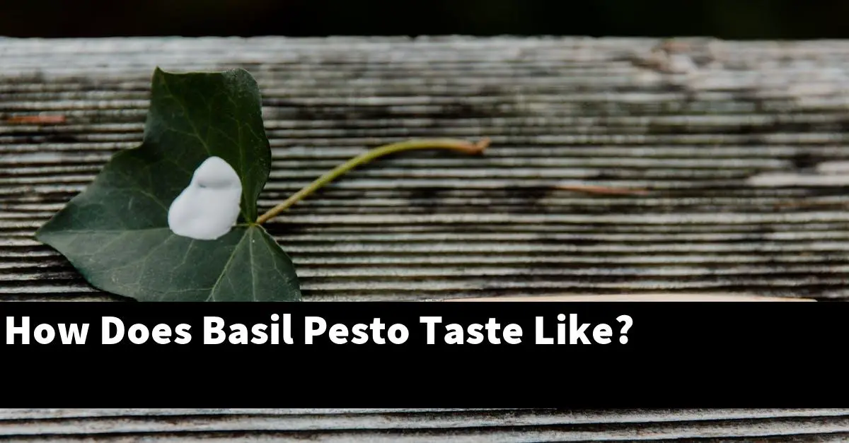 How Does Basil Pesto Taste Like?