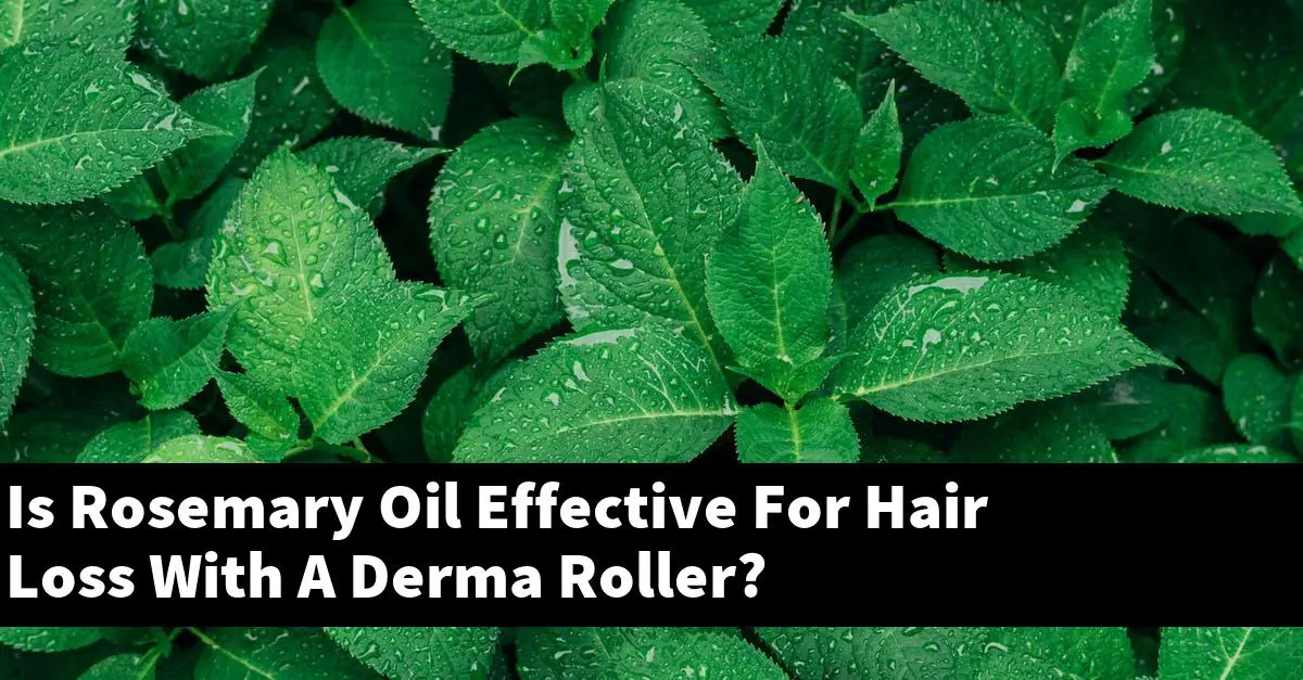 Is Rosemary Oil Effective For Hair Loss With A Derma Roller?