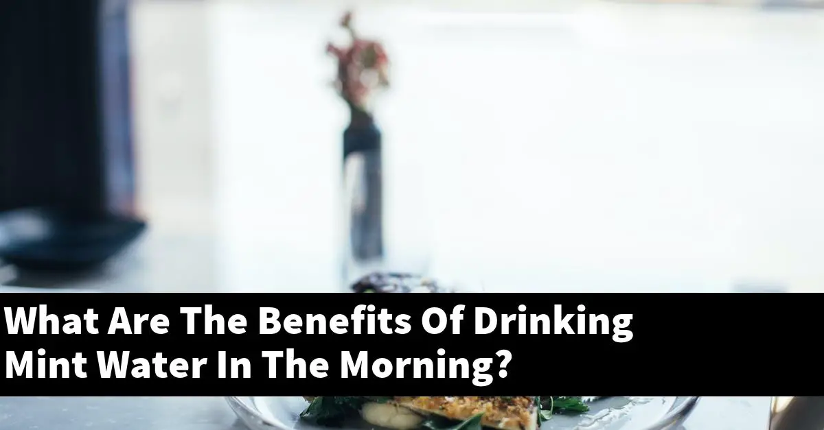 What Are The Benefits Of Drinking Mint Water In The Morning?