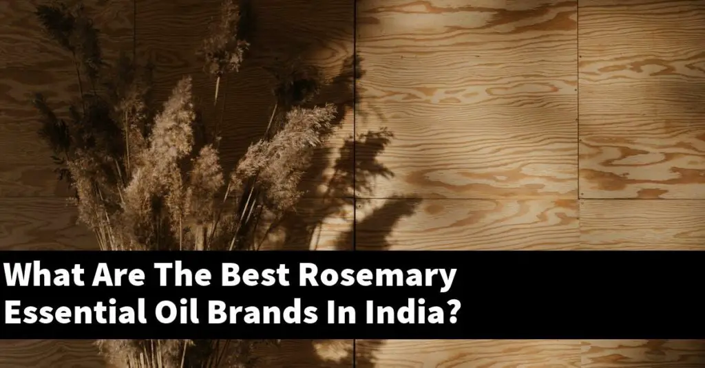 What Are The Best Rosemary Essential Oil Brands In India? Outdoor