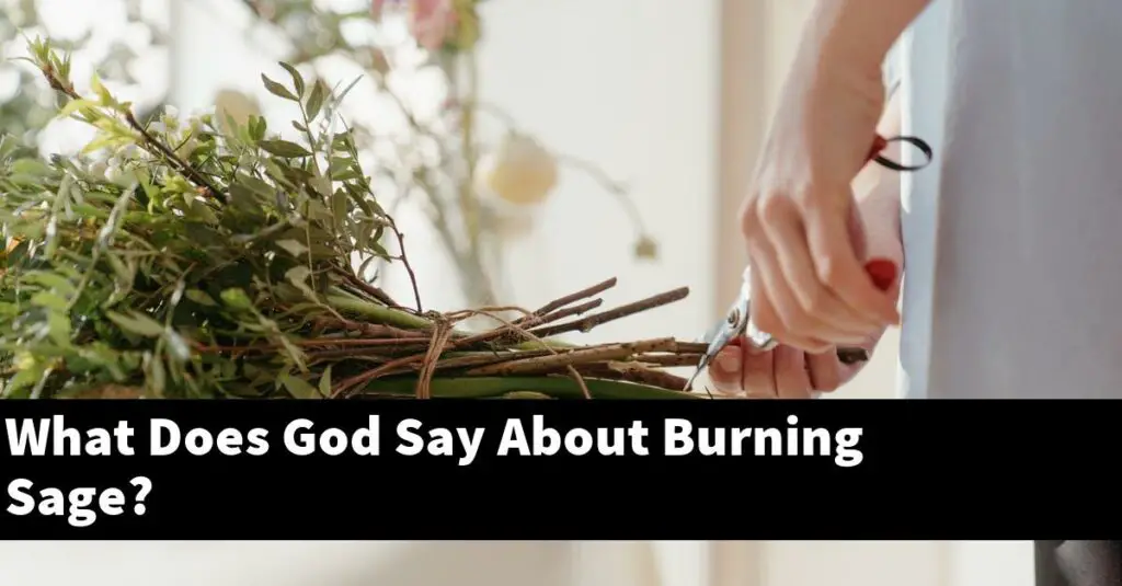 What Does God Say About Burning Sage? - Outdoor Herb Garden