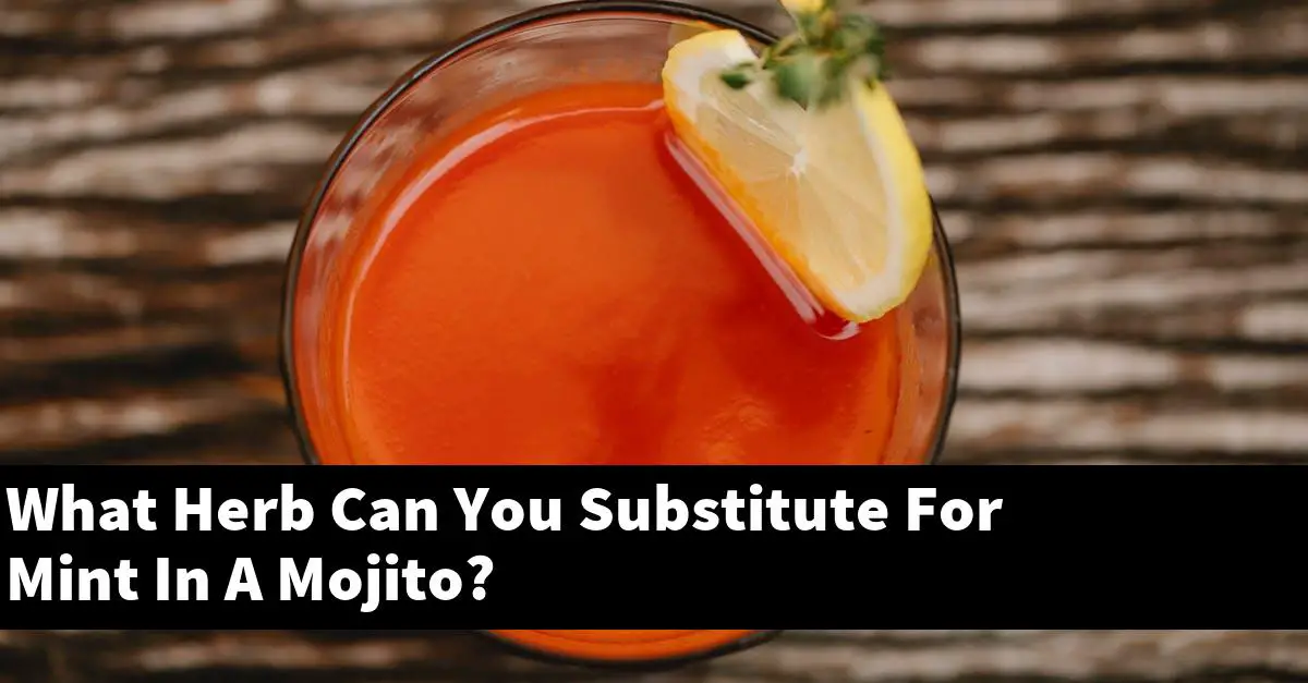 What Herb Can You Substitute For Mint In A Mojito?