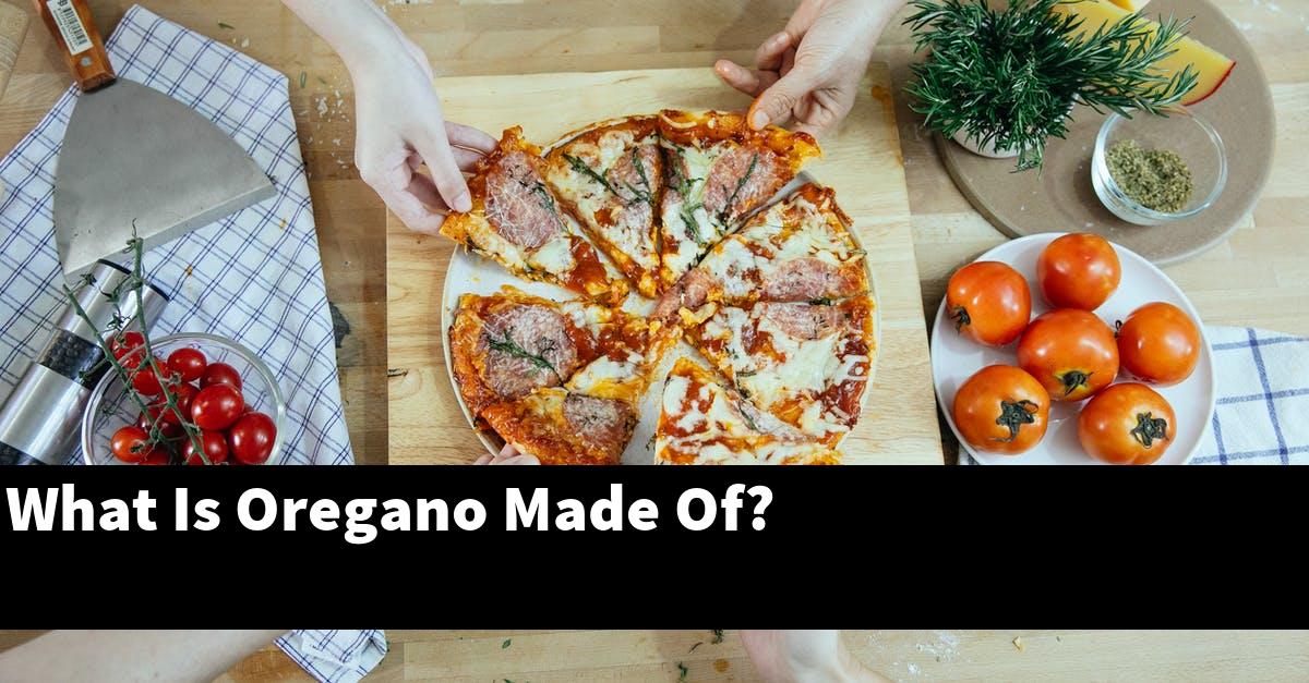 What Is Oregano Made Of?