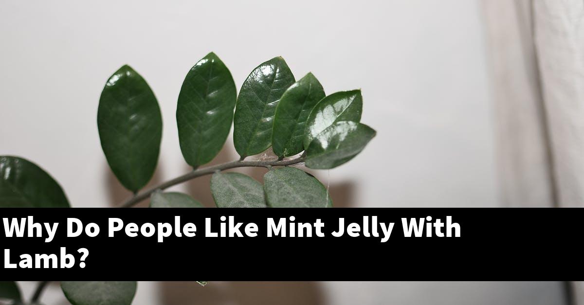 Why Do People Like Mint Jelly With Lamb?