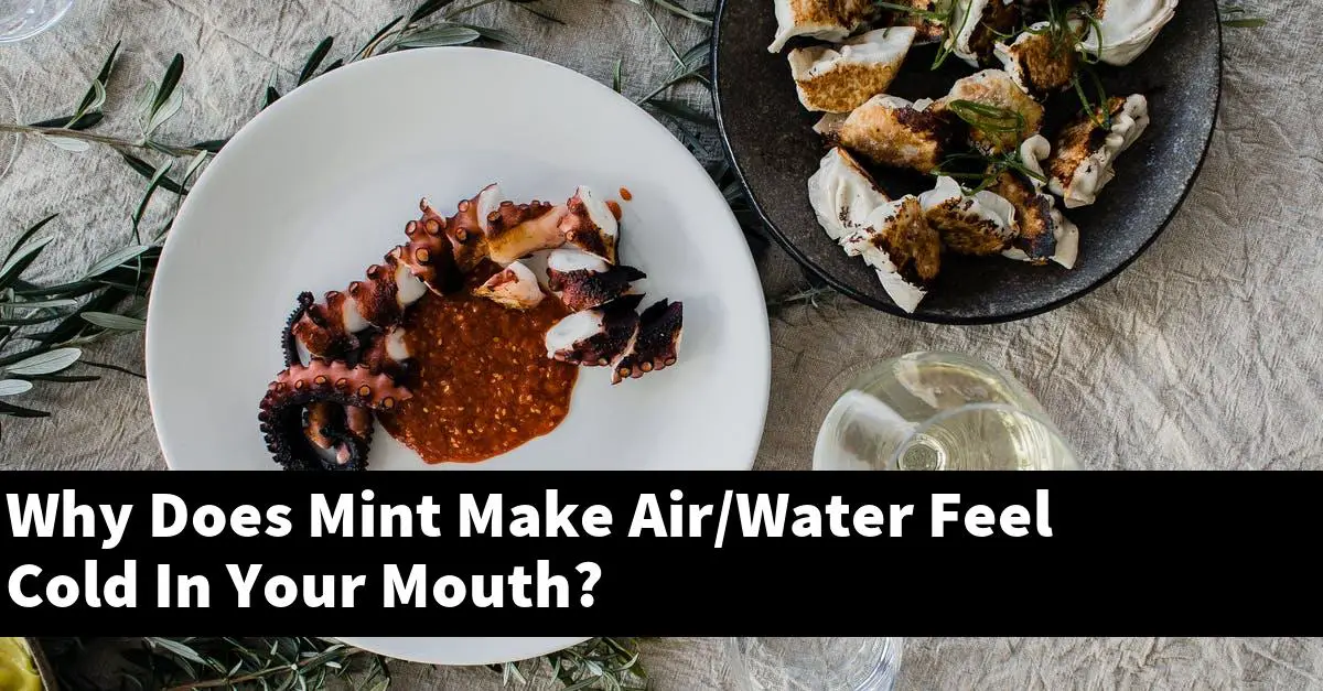 Why Does Mint Make Air/Water Feel Cold In Your Mouth?